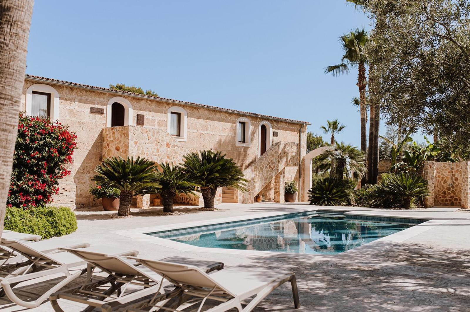 Sa Talaia Blanca Villa Muro Exterior foto